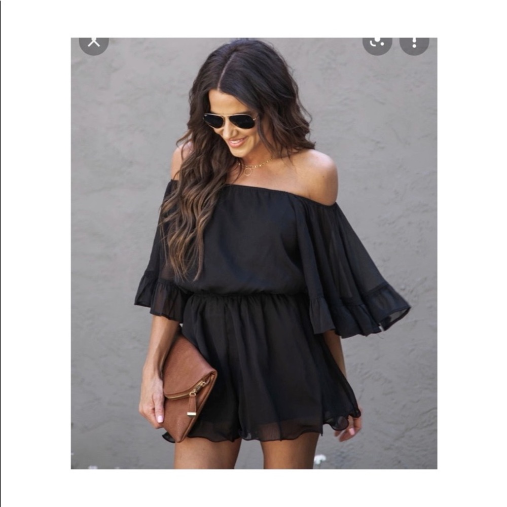 VICI Definitely Demure Romper NWT